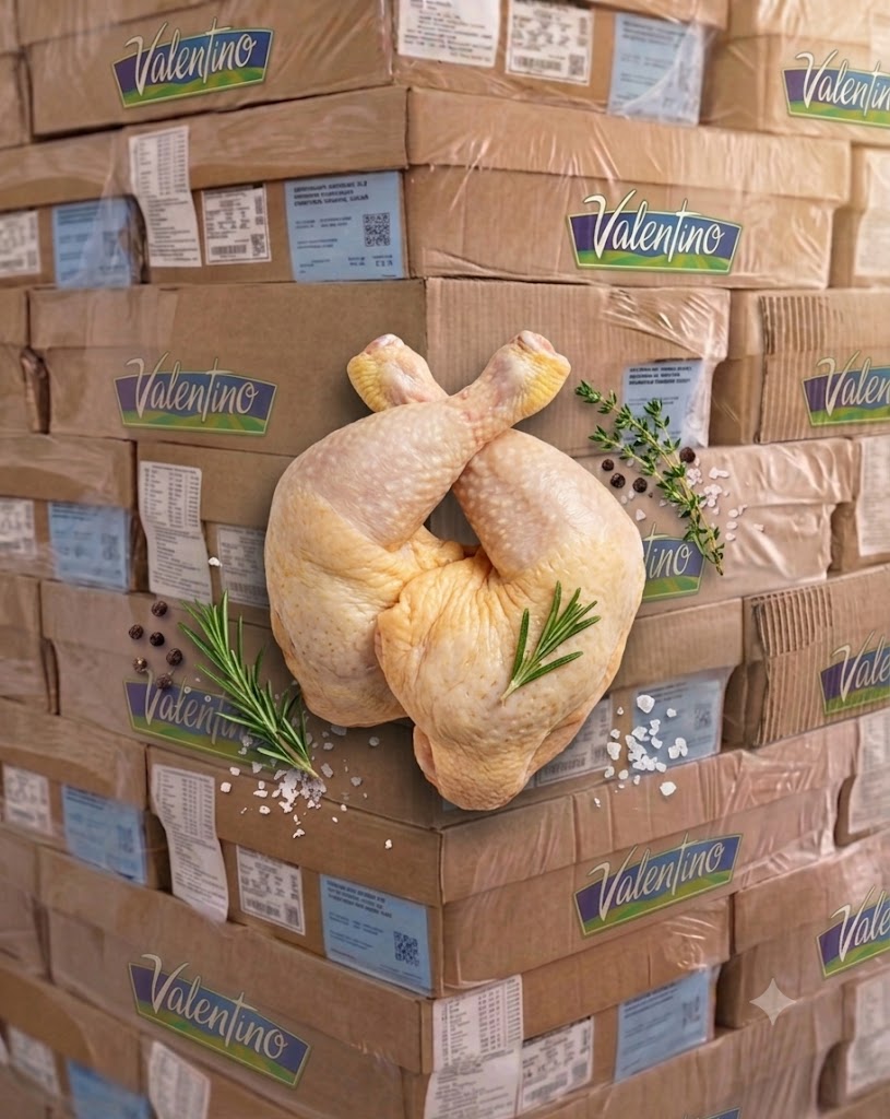 Trozado congelado de pollo